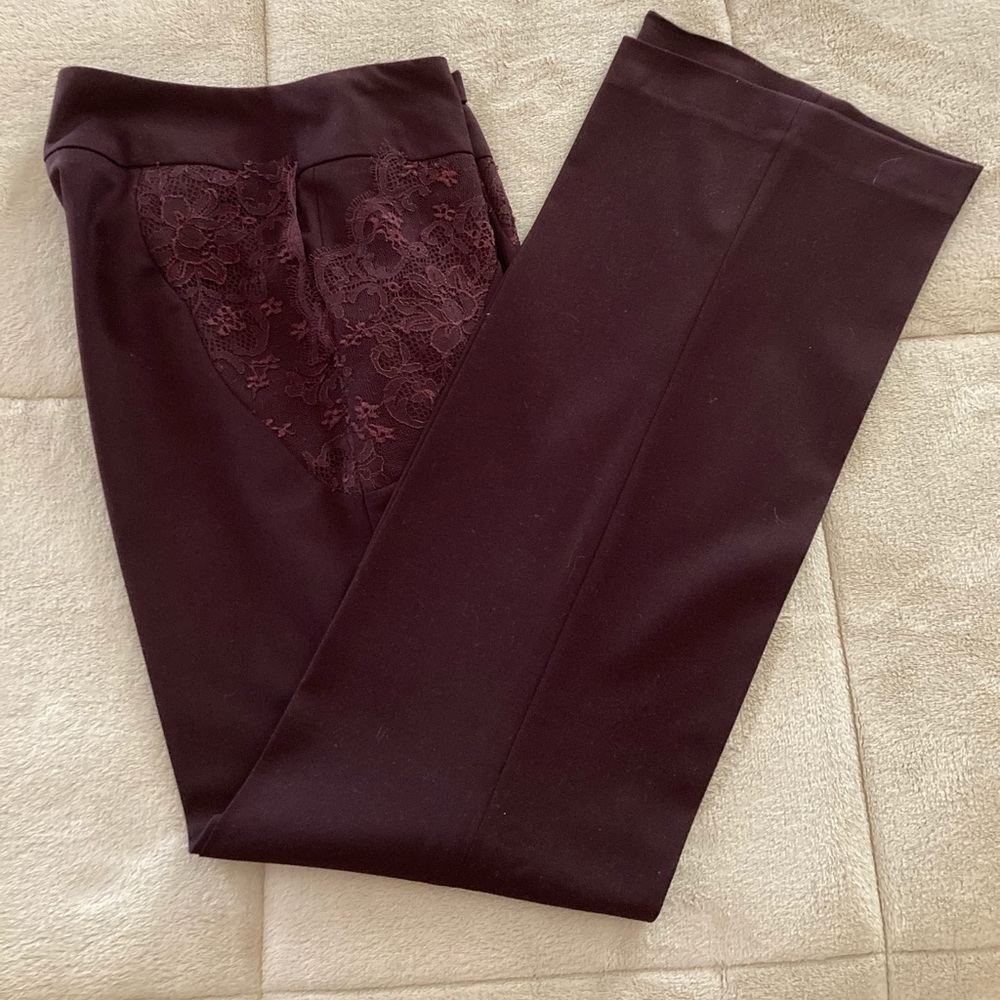Dressy Pants in Burgundy